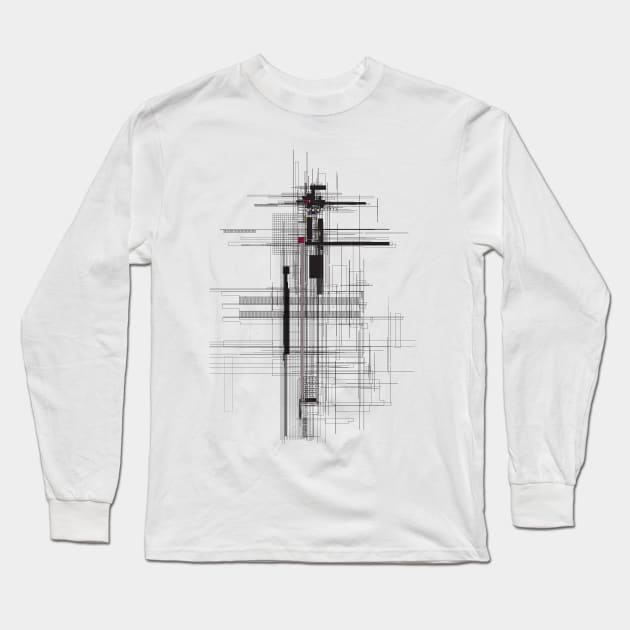 Wire Structure Long Sleeve T-Shirt by Jim Keaton